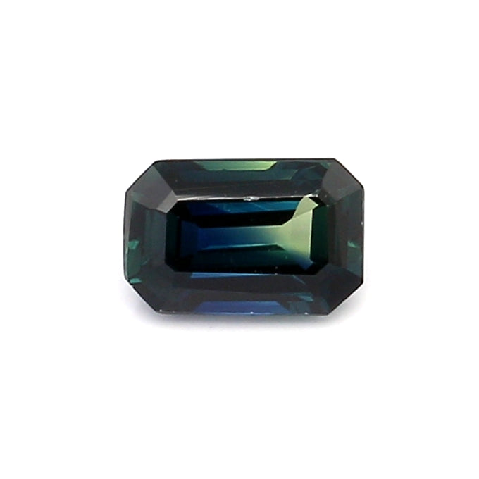0.67 EC2 Octagon Greenish Blue Sapphire