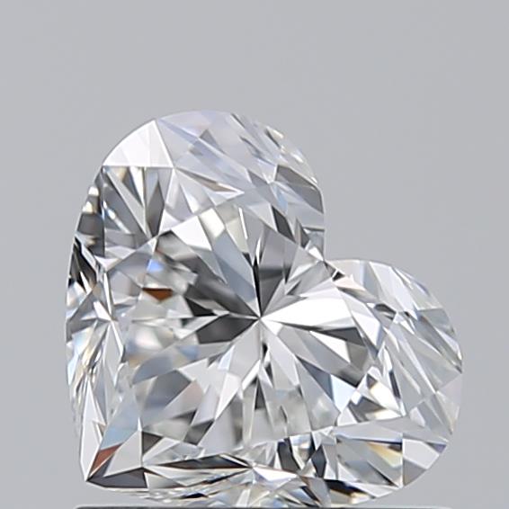1.010 F VVS2 Virtual Selection Heart Diamond