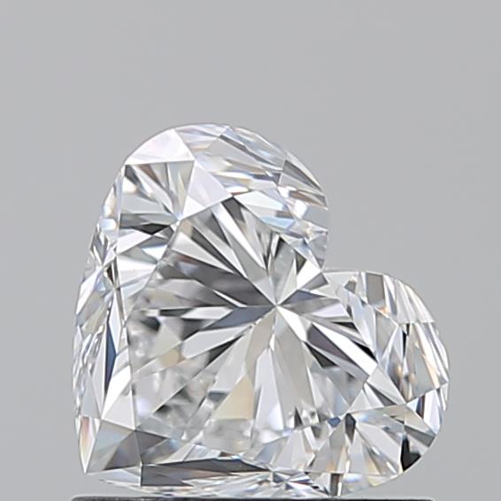 1.010 E VVS2 Virtual Selection Heart Diamond