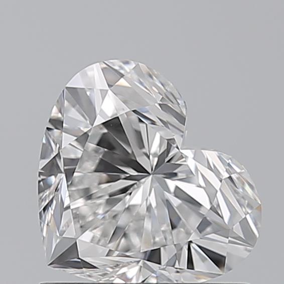 1.010 F VVS2 Virtual Selection Heart Diamond