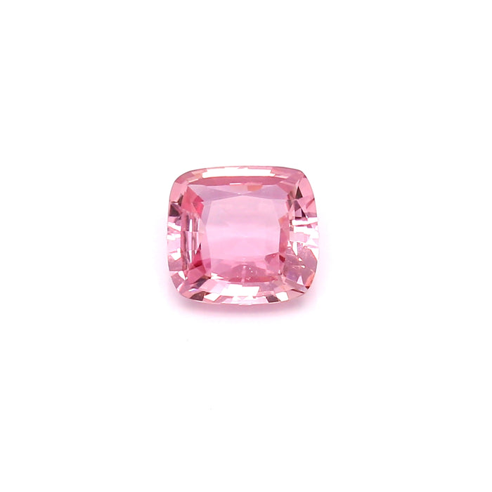 1.25 EC1 Cushion Orangy Pink Fancy sapphire