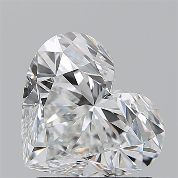 1.500 F VVS2 Virtual Selection Heart Diamond