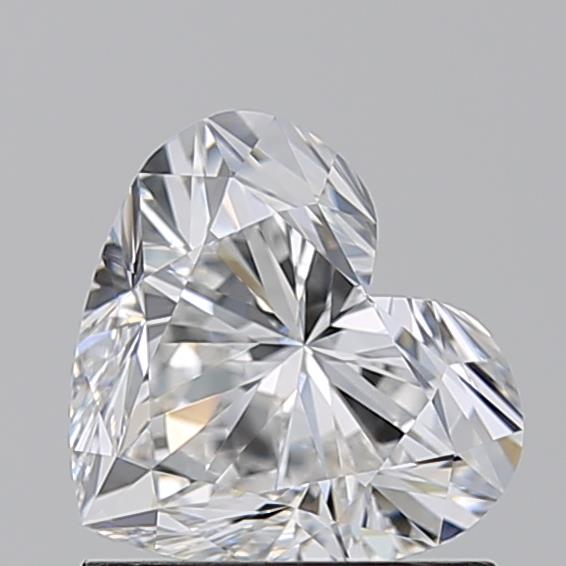 1.010 E VVS2 Virtual Selection Heart Diamond