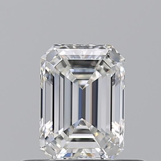 0.500 G VVS2 Virtual Selection Emerald Diamond