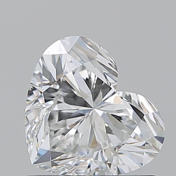 1.010 F VVS2 Virtual Selection Heart Diamond