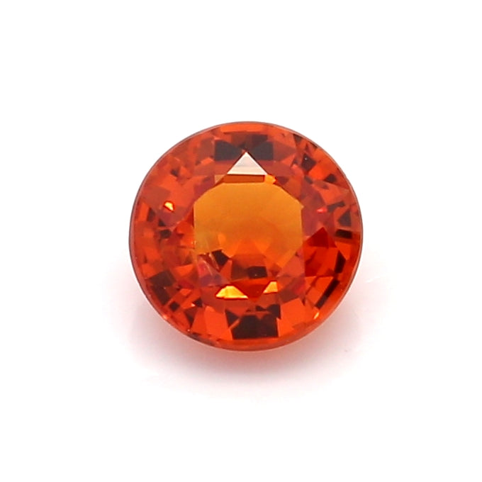 1.02 EC2 Round Orange Fancy sapphire