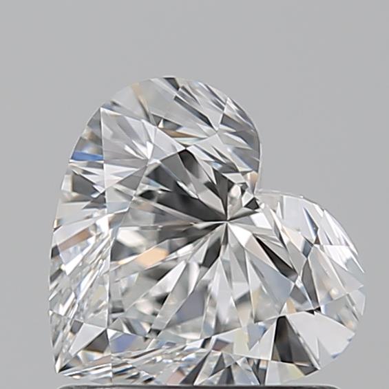1.010 F VVS2 Virtual Selection Heart Diamond