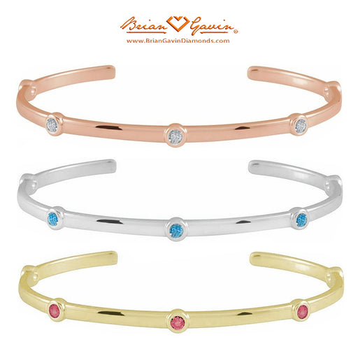 14K White Gold, 14K Rose Gold, 14K Yellow Gold