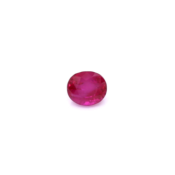 0.54 VI2 Oval Pinkish Red Ruby