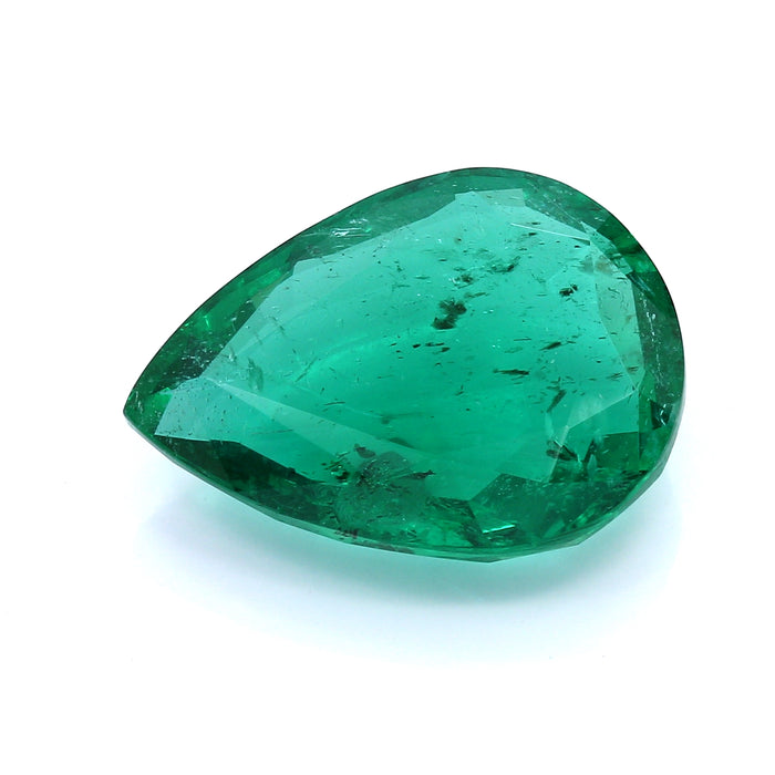 12.42 VI2 Pear-shaped Green Emerald