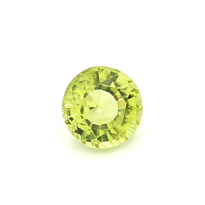 0.52 VI1 Round Yellowish Green Peridot