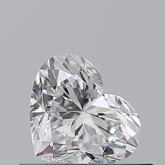 0.500 F VVS1 Virtual Selection Heart Diamond