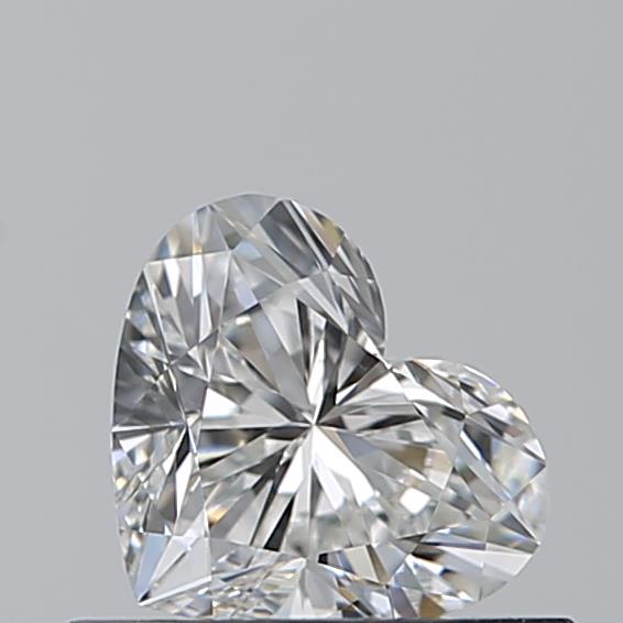 0.500 G VVS1 Virtual Selection Heart Diamond