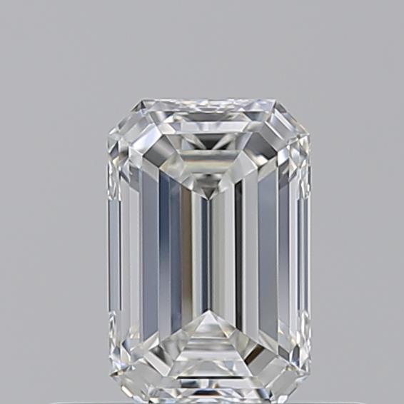 0.500 G VVS2 Virtual Selection Emerald Diamond