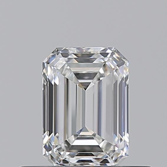 0.500 G VVS2 Virtual Selection Emerald Diamond