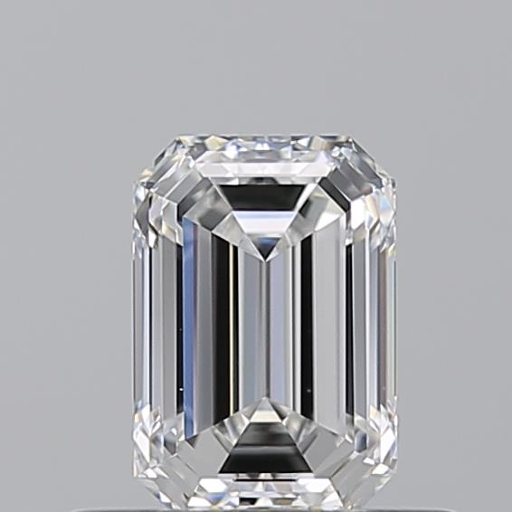 0.500 G VVS2 Virtual Selection Emerald Diamond