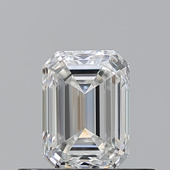 0.500 G VVS2 Virtual Selection Emerald Diamond