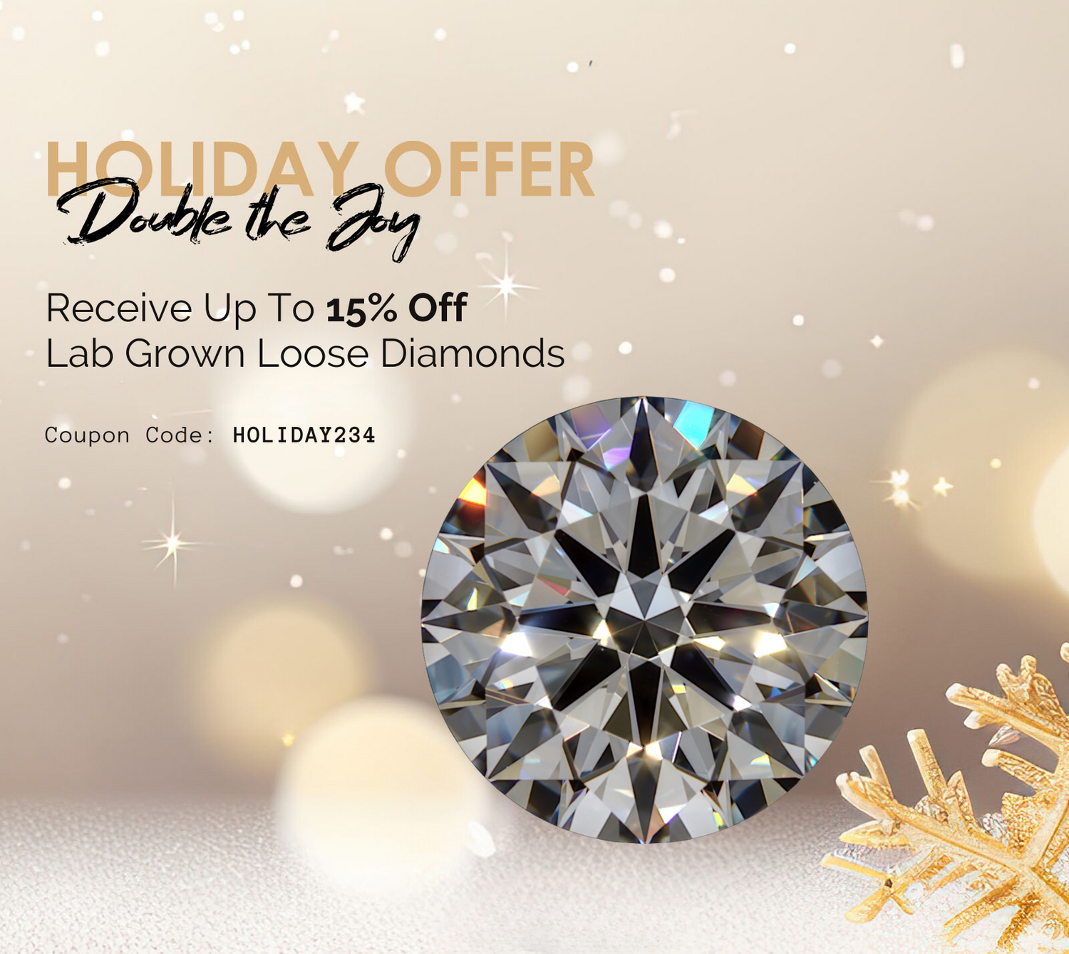 December Holiday Special Offers on Loose Diamonds, Engagement Rings
