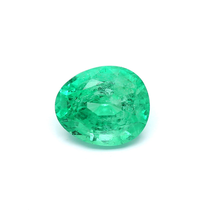 4.9 VI1 Egg Shape Yellowish Green Emerald