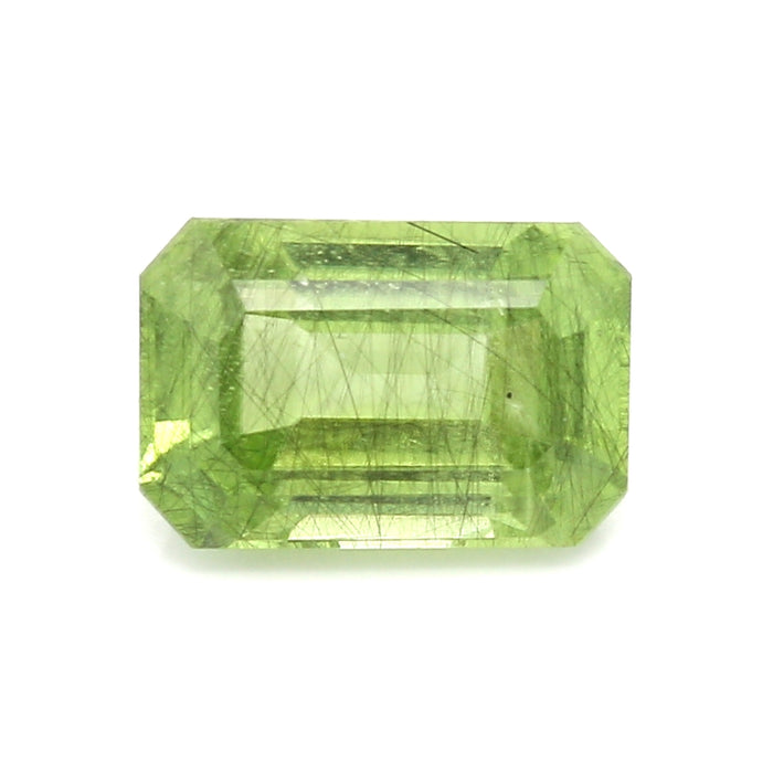 3.93 VI2 Octagon Yellowish Green Peridot