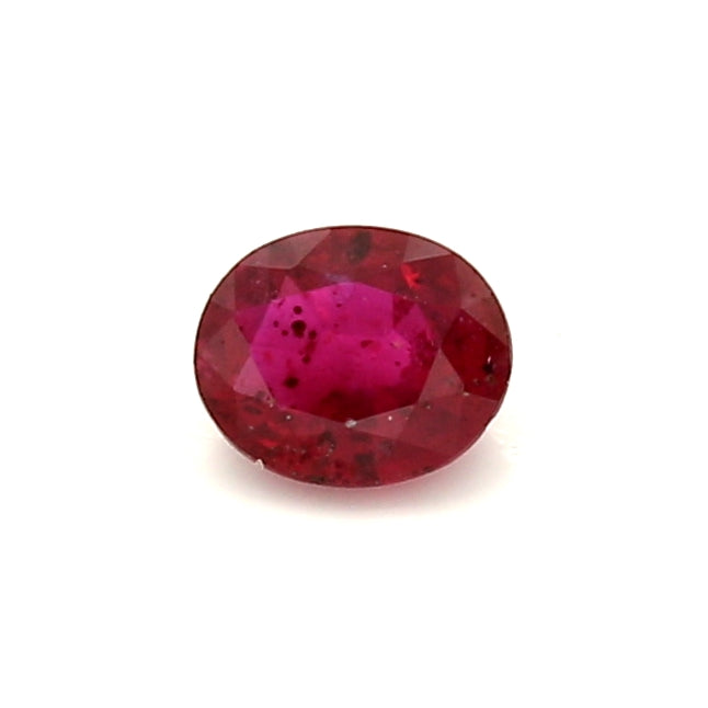 0.43 VI2 Oval Red Ruby