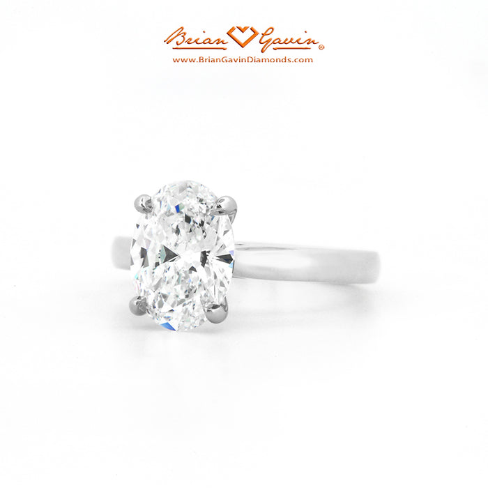Cathedral Style Four Prong Solitaire