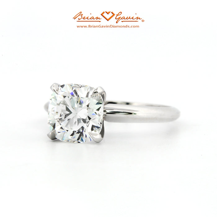 Four Prong Cushion Solitaire