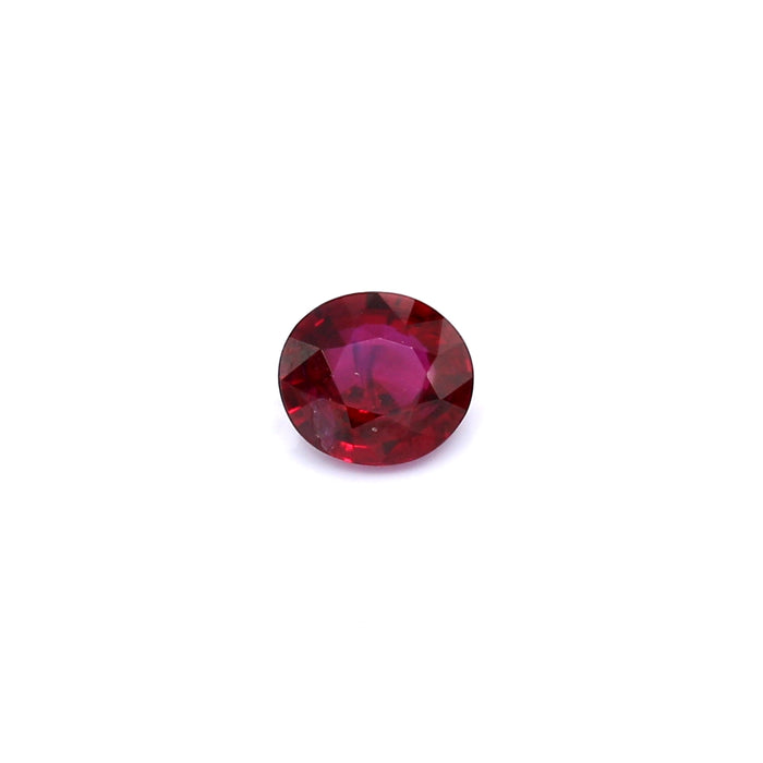 0.58 VI1 Oval Purplish Red Ruby