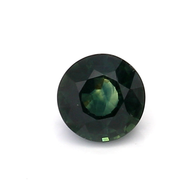 0.75 EC1 Round Bluish green Fancy sapphire