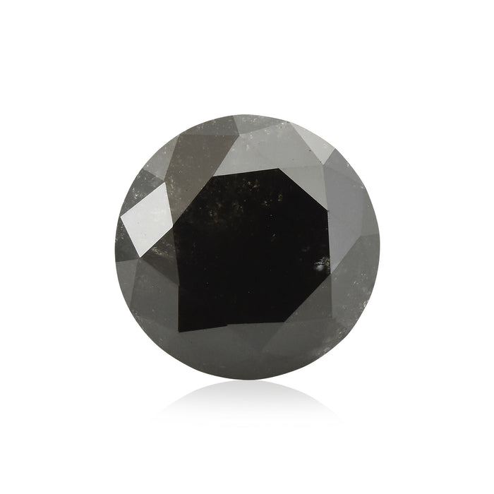 2.90 Black Fancy Color Round Diamond
