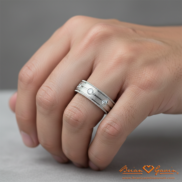 Platinum, 18K White Gold