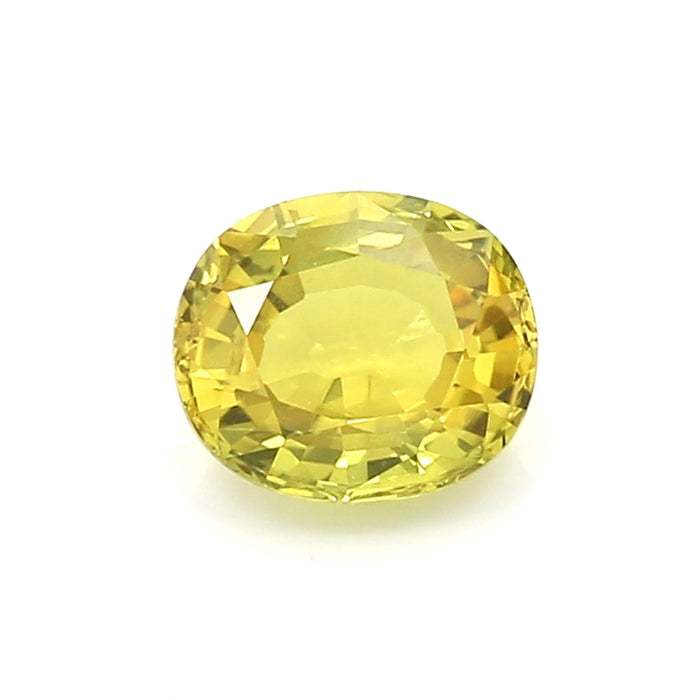 1.47 EC1 Oval Greenish Yellow Fancy sapphire