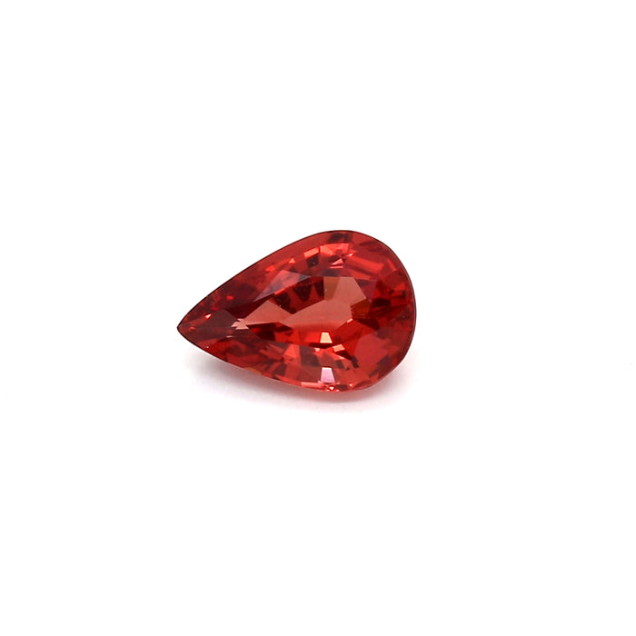 1.08 EC1 Pear-shaped Orangy Red Spinel