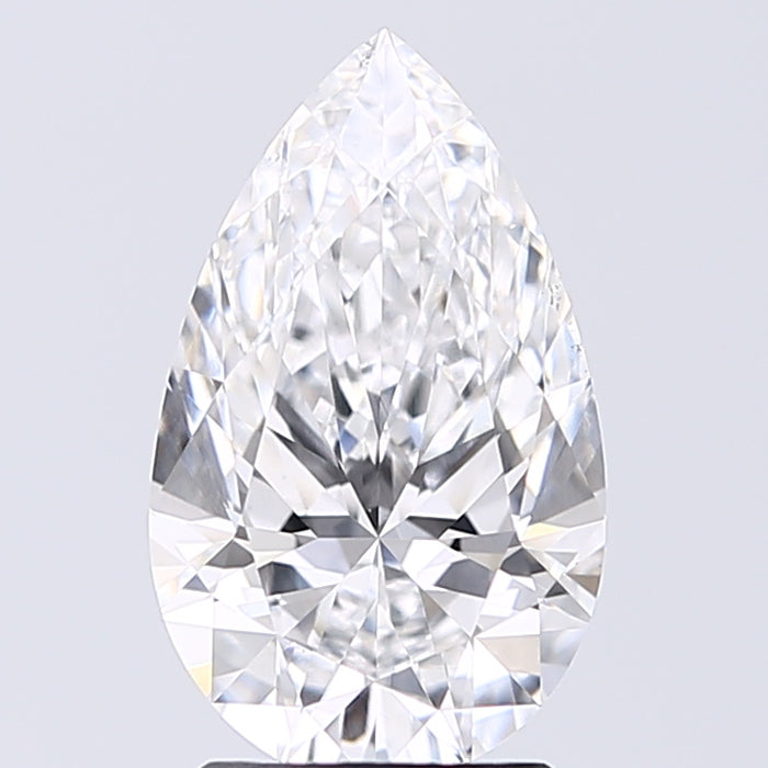 2.01 D VS2 BG Select Lab Grown Pear Diamond