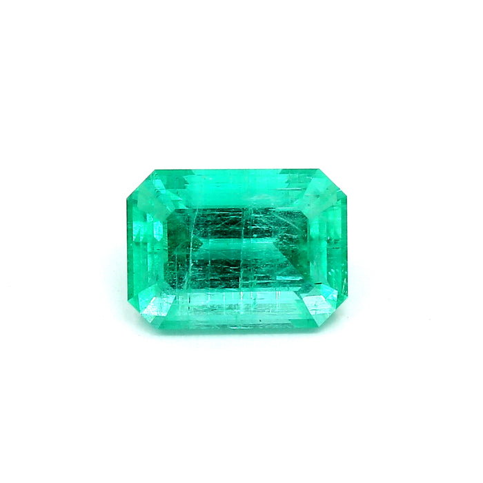3.67 VI1 Octagon Bluish green Emerald