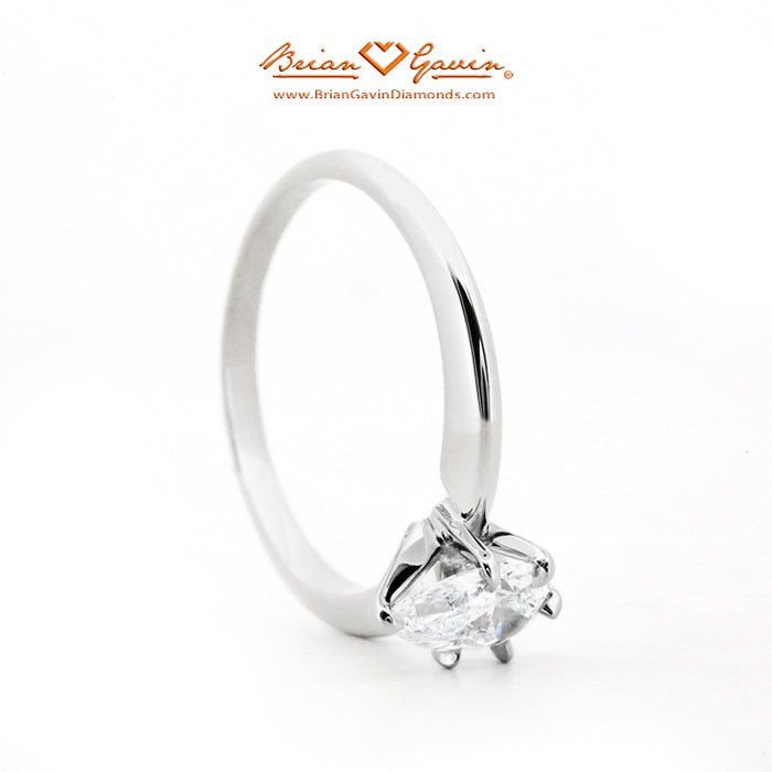Six Prong Pear Solitaire