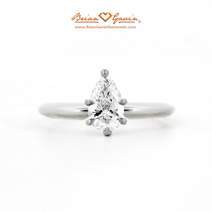 Six Prong Pear Solitaire