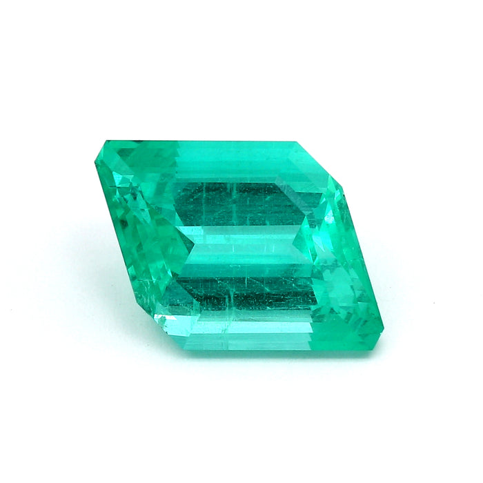 6.36 VI1 Fancy Cut Bluish green Emerald