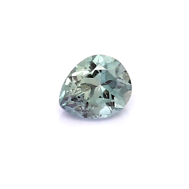 0.25 VI1 Pear-shaped Bluish Green / Grayish Purple Alexandrite