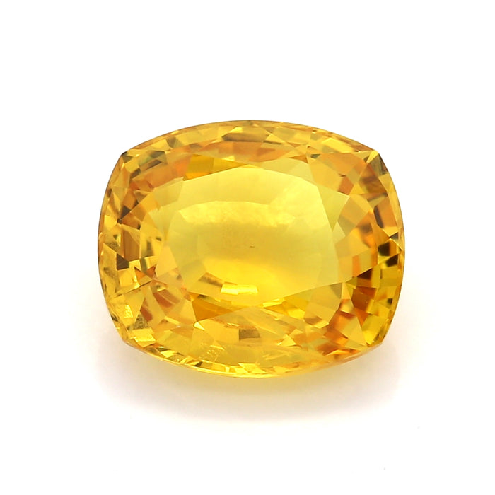 7.96 EC1 Cushion Orangy Yellow Fancy sapphire