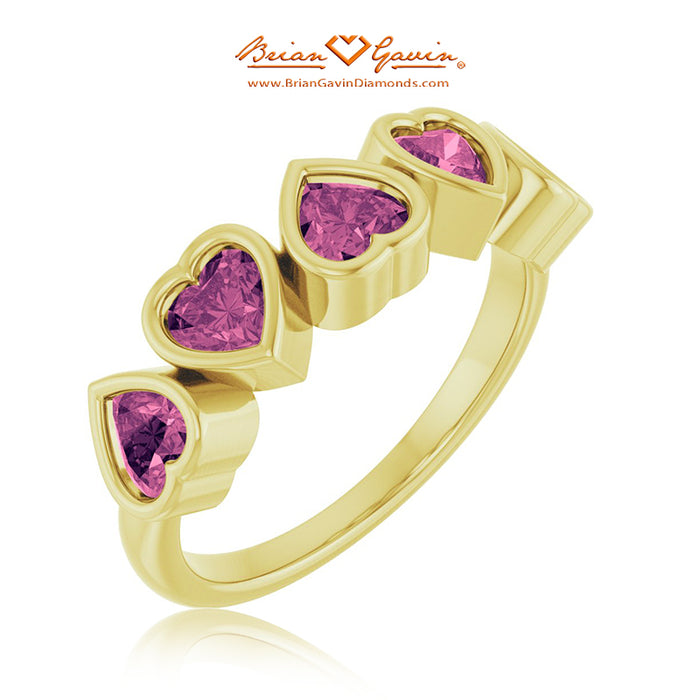 14K Yellow Gold, Tourmaline