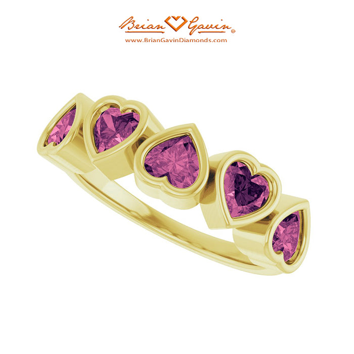14K Yellow Gold, Tourmaline