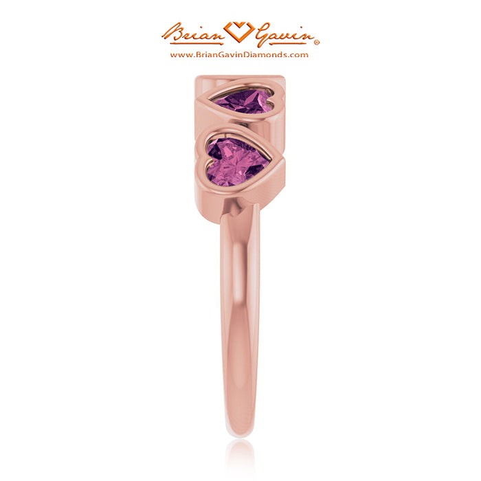 14K Rose Gold, Tourmaline