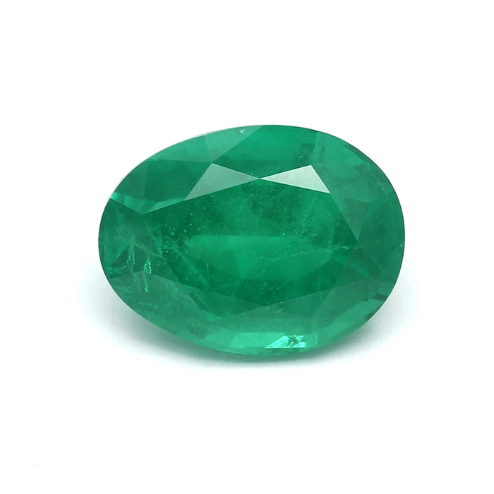 7.18 VI1 Egg Shape Green Emerald