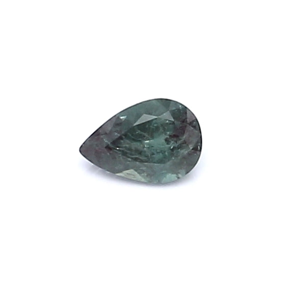 0.18 VI2 Pear-shaped Bluish green / Purple Alexandrite