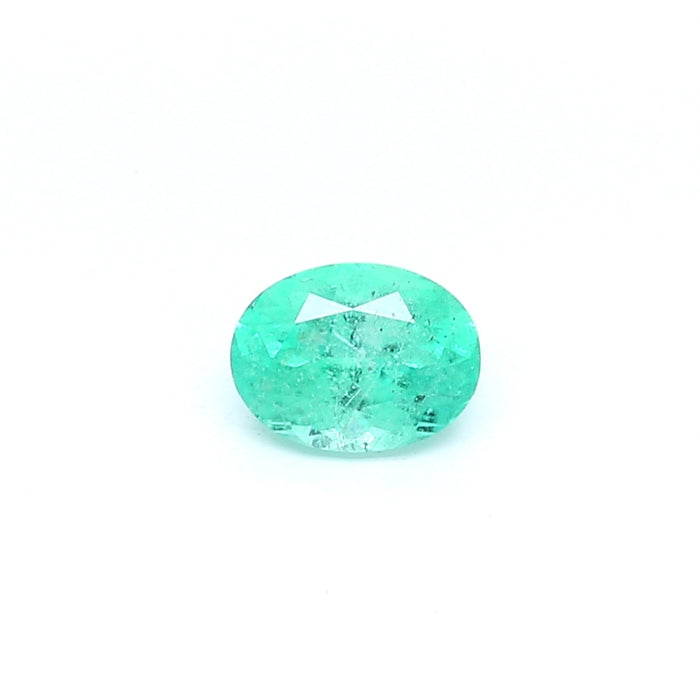 0.53 VI2 Oval Green Emerald