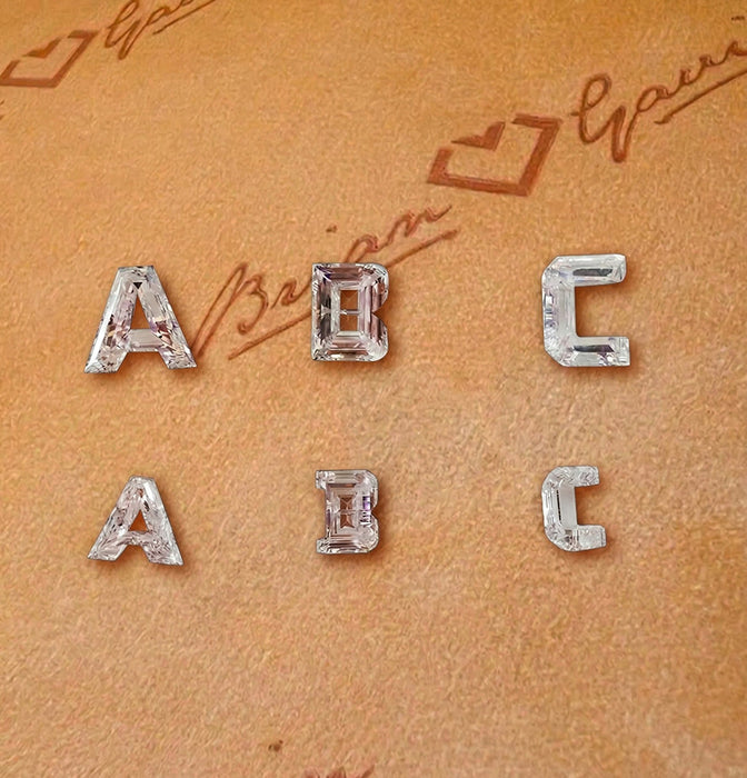 Lab Diamond Alphabet Letters