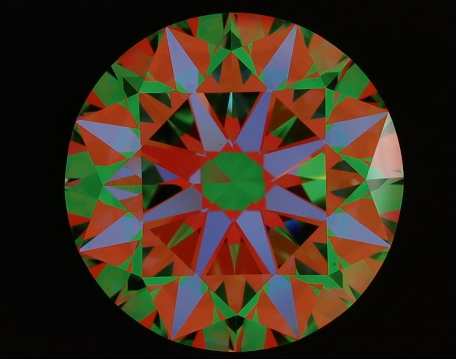 2.50ct Round J VS1 Natural Diamond ASET image