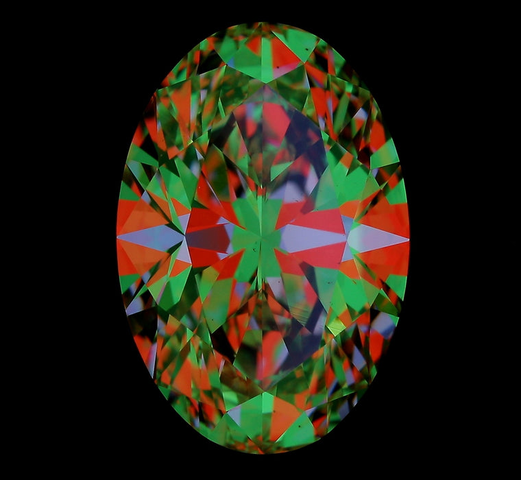 5.51ct Oval L VS2 Natural Diamond ASET image