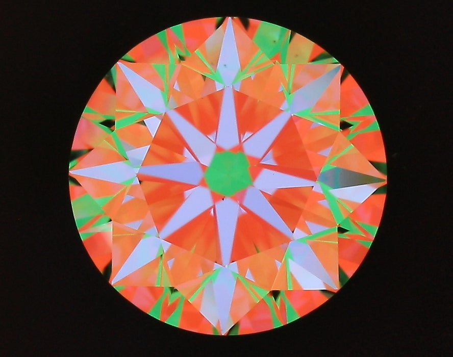 2.51ct Round F VS1 Natural Diamond ASET image